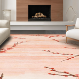 Ultra Soft Area Rug, Non Slip, Stain Resistant, Washable Area Rugs for Living Room, Bedroom, Elegant Soft Color Wave Design(Pink)