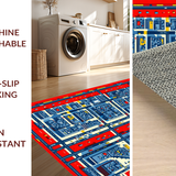 Vibrant Cityscape Adventure Design(Blue)