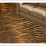 Ultra Soft Area Rug, Non Slip, Stain Resistant, Washable Area Rugs for Living Room, Bedroom, Vibrant Multicolor Animal Motif(Brown)