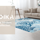 Contemporary Oceanic Coral Art(Blue)