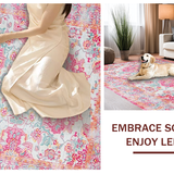 Rustic Lagoon Floral Patterned Elegance(Pink)