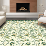 Graceful Green Accent Design(Beige)