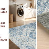 Whimsical Tropical Floral Aesthetic(Blue)