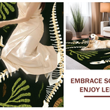 Charming Earthy Dinosaur Illustration(Black)