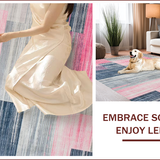 Contemporary Abstract Geometric Fusion(Pink)