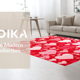 Charming Whimsical Heart Motif(Red)