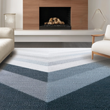 Ultra Soft Area Rug, Non Slip, Stain Resistant, Washable Area Rugs for Living Room, Bedroom, Rustic Textured Cozy Element(Gray)