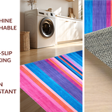 Dynamic Multicolored Graphic Motif(Blue)