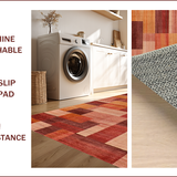 Ultra Soft Area Rug, Non Slip, Stain Resistant, Washable Area Rugs for Living Room, Bedroom, Elegant Distressed Colorful Pattern(Brown)