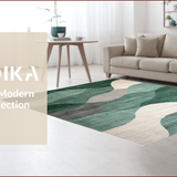 Sage Green Abstract Geometric Motif(Green)
