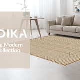 Ultra Soft Area Rug, Non Slip, Stain Resistant, Washable Area Rugs for Living Room, Bedroom, Classic Checkered Rustic Charm(Beige)
