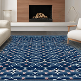 Stylish Neutral Tiled Arrangement(Blue)