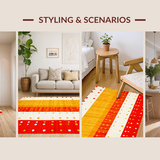 Elegant Minimalist Dot Stripes(Yellow)