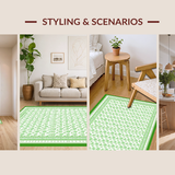 Lively Green Petal Art(Green)