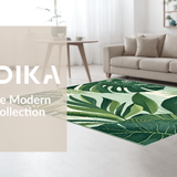 Contemporary Leaf Print Elegance(Green)