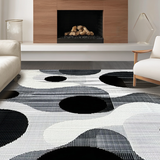 Graceful Abstract Wave Composition(Black)