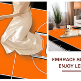 Ultra Soft Area Rug, Non Slip, Stain Resistant, Washable Area Rugs for Living Room, Bedroom, Playful Round Basketball Inspired(Orange)
