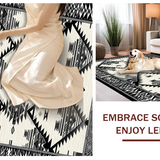 Contemporary Abstract Geometric Appeal(Black)
