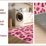 Ultra Soft Area Rug, Non Slip, Stain Resistant, Washable Area Rugs for Living Room, Bedroom, Soft Pastel Pink Area Rug for Playroom(Pink)