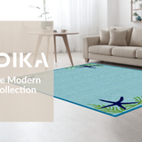 Chic Coastal Retreat Illustration(Blue)