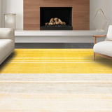 Ultra Soft Area Rug, Non Slip, Stain Resistant, Washable Area Rugs for Living Room, Bedroom, Stylish Farmhouse Inspired Decor(Yellow)