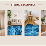 Chic Modern Fuzzy Aesthetic(Blue)