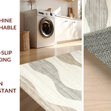 Sophisticated Monochrome Fluid Shapes(Beige)