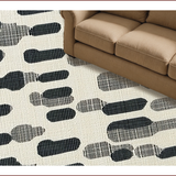 Ultra Soft Area Rug, Non Slip, Stain Resistant, Washable Area Rugs for Living Room, Bedroom, Modern Abstract Living Room Rug(Beige)