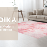Ultra Soft Area Rug, Non Slip, Stain Resistant, Washable Area Rugs for Living Room, Bedroom, Elegant Blush Ombre Fusion(Pink)