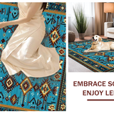 Intricate Patterned Ethnic Charm(Blue)