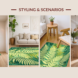 Sublime Textured Abstract Flourish(Green)