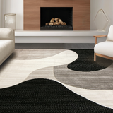 Elegant Abstract Swirl Motif(Gray)