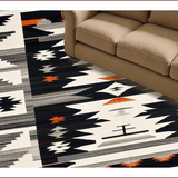 Rustic Southwestern Motif with Depth(Black)