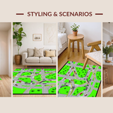 Charming Road Map Aesthetic(Green)