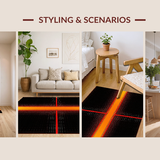 Lively Multicolor Geometric Form(Black)