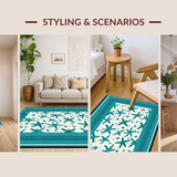 Lively Turquoise Seascape Influence(White)