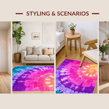 Charming Multi Color Twirl Style(Pink)