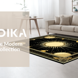 Sleek Modernist Ogee(Black)