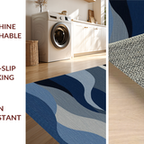 Artful Dynamic Swirl Composition(Blue)