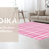 Chic Pastel Checkerboard Elegance(Pink)
