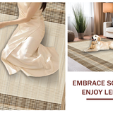 Chic Transitional Striped Design(Beige)