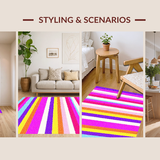 Enchanting Cheerful Geometric Touch(Pink)