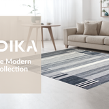 Ultra Soft Area Rug, Non Slip, Stain Resistant, Washable Area Rugs for Living Room, Bedroom, Luxurious Textured Paw Print Theme(Gray)