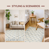 Contemporary Trellis Patterned Elegance(Beige)