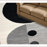 Elegant Circular Monochrome Motif(Black)