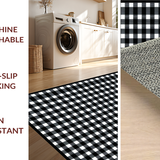 Elegant Monochrome Plaid Aesthetic(Black)