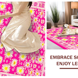 Pink Daisy Print Delight(Pink)