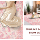 Charming Blush Floral Motif(Pink)