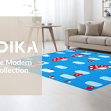 Delightful Fun Shroom Motif(Blue)