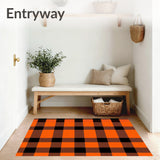 Buffalo Plaid Harvest Accent(Orange)